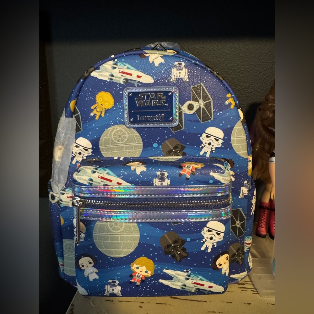 Disney parks starwars themed, Blue Backpack loungefly band